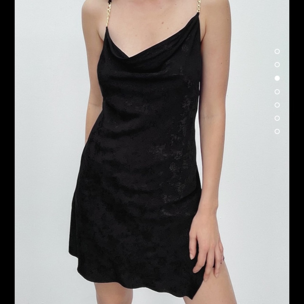 Chain mini dress zara NWT